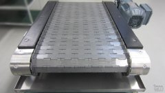 Scharnierplattenband SPB120 mit mitlaufender Seitenborde
